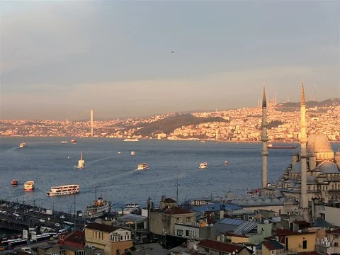 View of istanbul Stock Footage 73592290