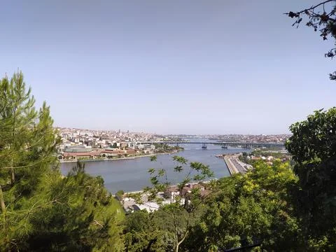 View of Istanbul from Pierre Loti Stock Photos
