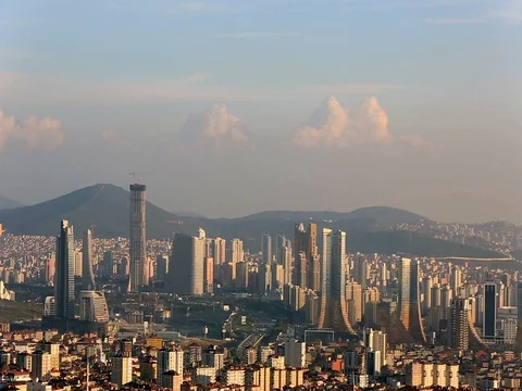 View of istanbul Turkey Stock Footage 73608449