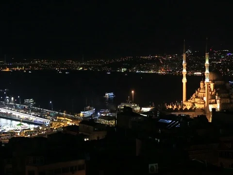 View of istanbul Turkey Video stock 73610359