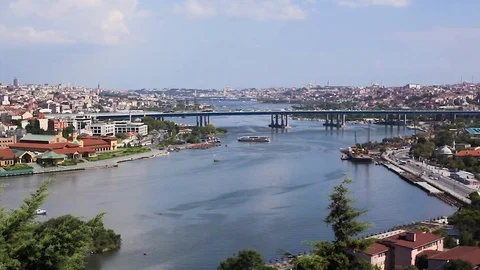 View of Istanbul, Turkey Stock Footage 101532718