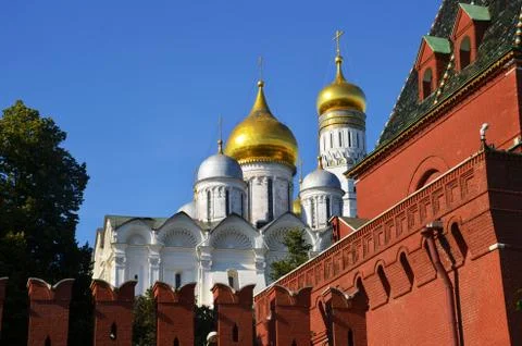 View on Ivan the Great Bell Tower, part 2 Stock Photos
