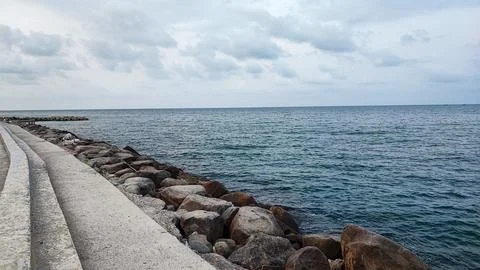 View of Jagu beach 写真素材