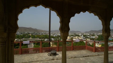A view of the Jaipur landscape. Stock-Footage 107674402