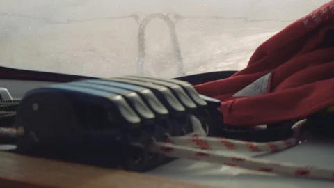 View of jammers of control lines Stock Footage 88207036