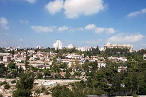 View of Jerusalem City Stock Photos