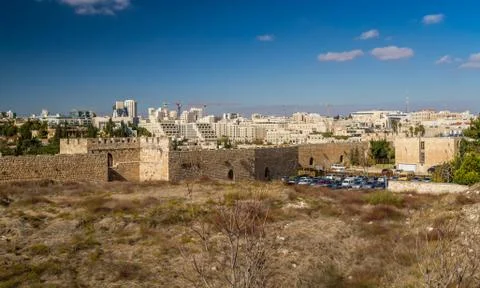 View of Jerusalem in Israel Stock Photos