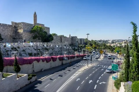 View of Jerusalem in Israel Stock Photos