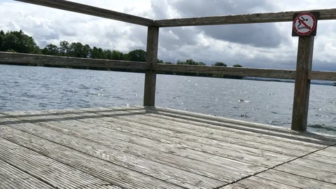 View from the jetty Stock Footage 79970949