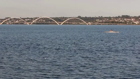 View of the JK Bridge from Asa Delta Stock Footage 112359564