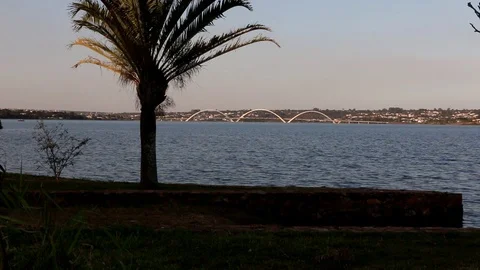 View of the JK Bridge from Asa Delta Stock Footage 112359574