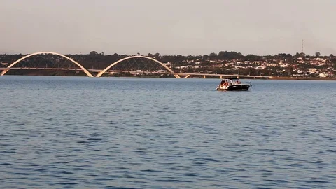 View of the JK Bridge from Asa Delta Stock Footage 112439714