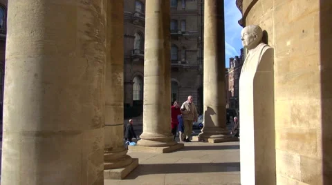 View of John Nash from All Souls Stock Footage 48956181