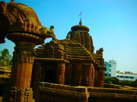 A view of kali temple kolatta pune Stock Photos