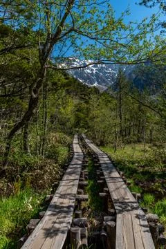 View of Kamikochi Stock Photos