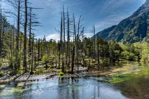 View of Kamikochi Foto stock