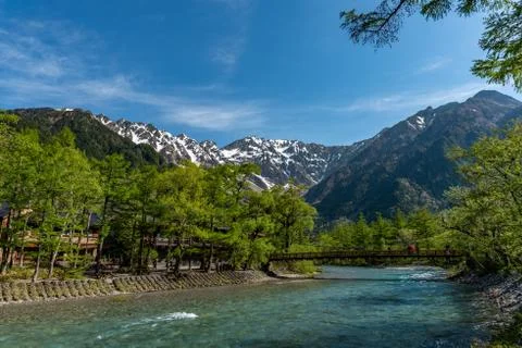 View of Kamikochi Stock Photos