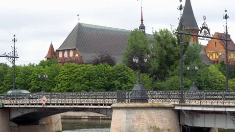 View of the Kant Cathedral Stock Footage 147242998