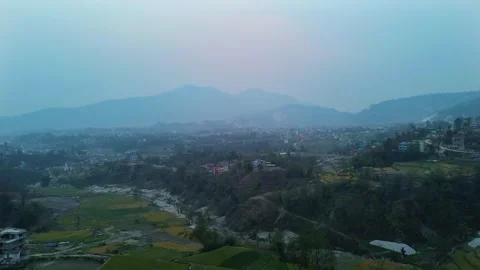 View of Kathmandu in Nepal Stock Footage 324683089