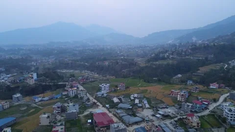 View of Kathmandu in Nepal Stock Footage 324683090