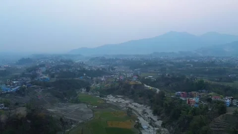View of Kathmandu in Nepal Stock Footage 324683093