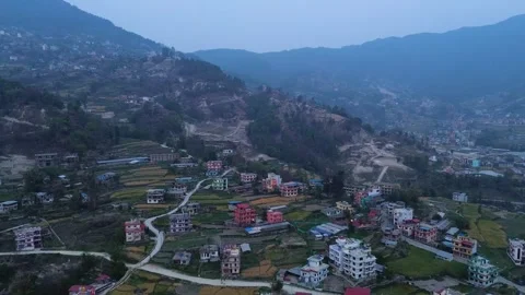 View of Kathmandu in Nepal Stock Footage 324683097