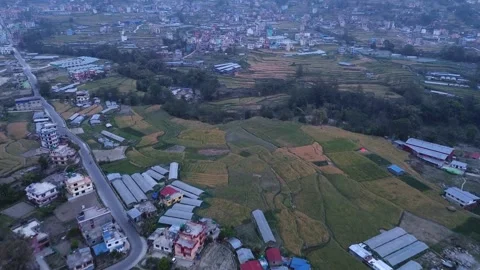 View of Kathmandu in Nepal Stock Footage 324683112