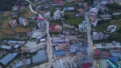 View of Kathmandu in Nepal Stock Footage 324683124