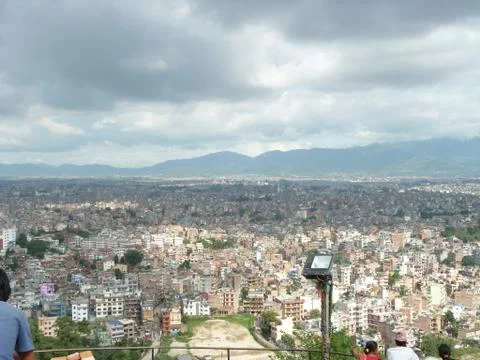 VIew of kathmandu 库存照片