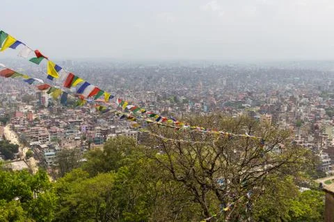 View of the Kathmandu Stock Photos