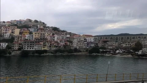 View of Kavala City Stock Footage 270127558