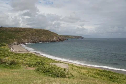 A View of Kennack Sands Foto stock