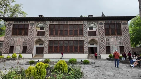 A view of the Khan Palace Stock Footage 310269577