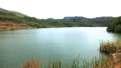 View of Kiarandich Dam in Baringo County, Kenya Stock Footage 173623653