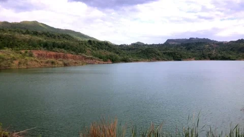 View of Kiarandich Dam in Baringo County, Kenya Stock Footage 173623683