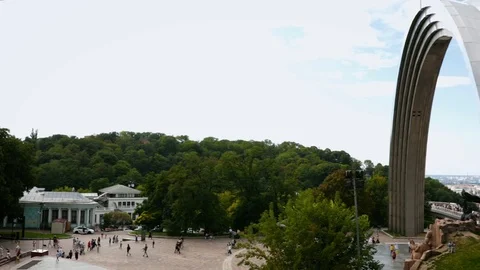 View of the Kiev in the center Stock Footage 115113306