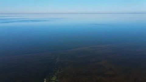 View of the Kiev reservoir Stock Footage 191078458