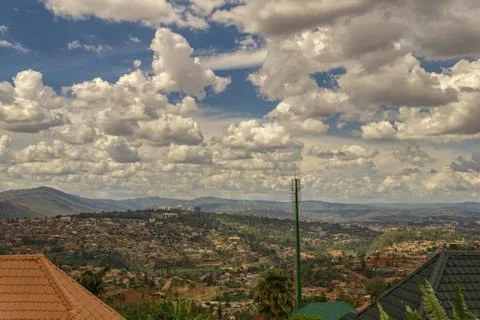 A view to Kigali Stock Photos