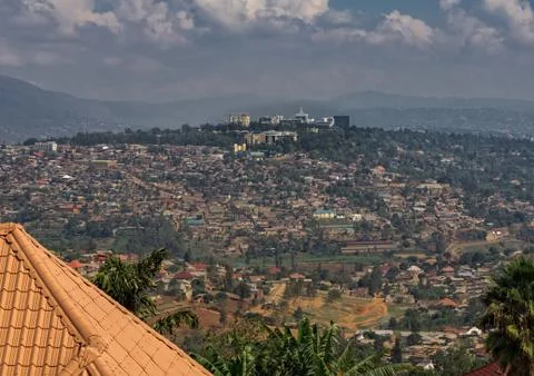View to Kigali in Rwanda Stock Photos