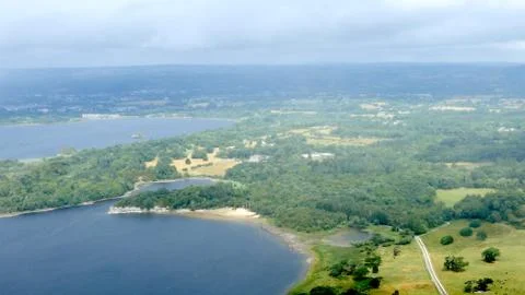 View of Killarney from Torc Mountain Stock Photos