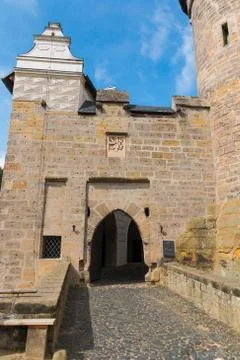 View of kost castle, gothic castle in bohemia Stock Photos