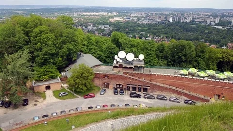 View Of Krakow From The Mountain Stock-Footage 111420583