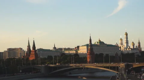 View of the Kremlin in autumn Stock Footage 68739684