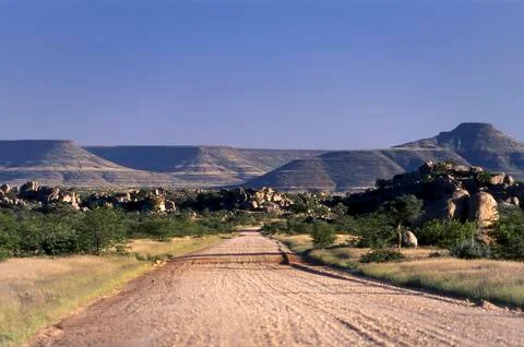 View of kunene region Stock Photos