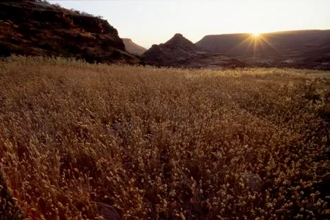 View of kunene region Stock Photos