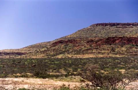View of kunene region Stock Photos