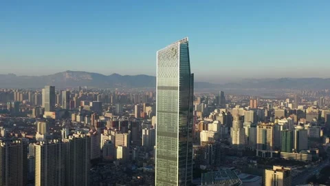 View of Kunming city, China Video stock 151993799