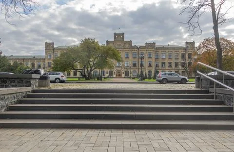 View of the Kyiv Polytechnic Institute 库存照片