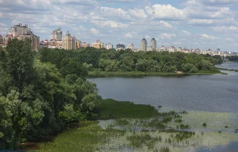View of Kyiv's Obolon Stock Photos