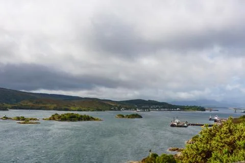 View of Kyle of Lochalsh Stock Photos